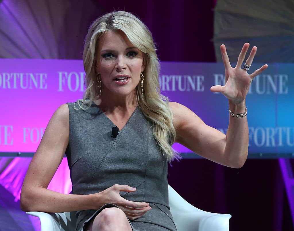 WASHINGTON, DC - OCTOBER 13:  Megyn  Kelly, anchor of The Kelly File on the FOX News Channel speaks during the FortuneÊsummit onÊÒThe Most Powerful WomenÓ at theÊMandarin Hotel October 13, 2015 in Washington, DC. Each year Fortune compiles a list of the countries most power women thatÊspans industries as diverse as finance, retail, and entertainment.  (Photo by Mark Wilson/Getty Images)