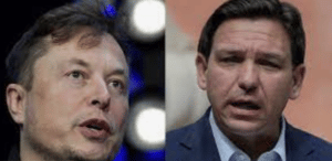 elon musk and ron desantis side by side