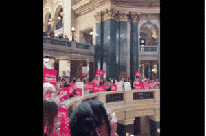 Planned Parenthood insurrection in Wisconsin Capitol