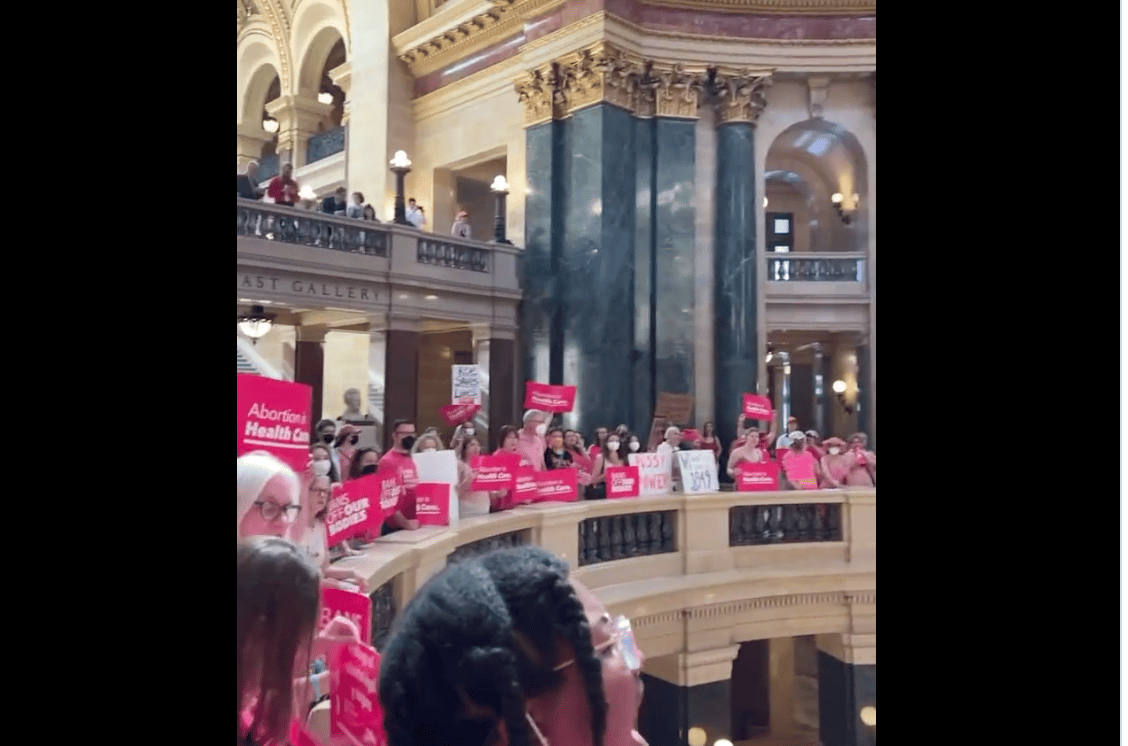 Planned Parenthood Insurrection Inside WI State Capitol!