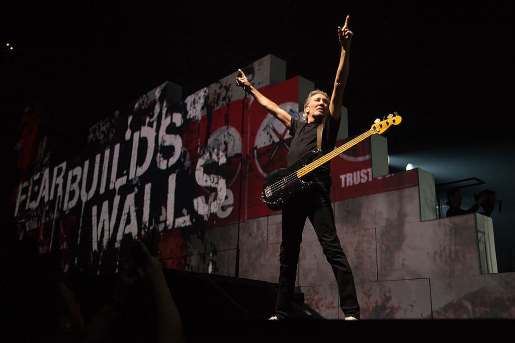 INDIANAPOLIS, IN - JUNE 11:  Roger Waters performs 'The Wall Live' at Bankers Life Fieldhouse on June 11, 2012 in Indianapolis, Indiana.  (Photo by Joey Foley/Getty Images)