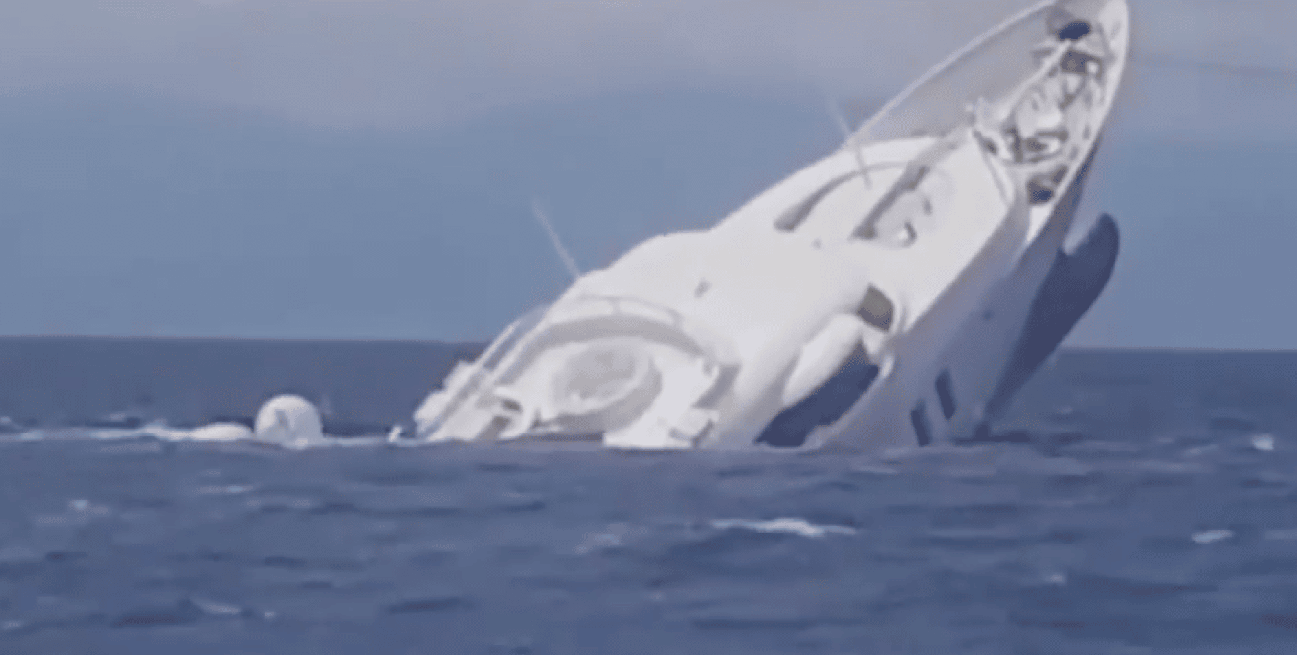 yacht sinking today