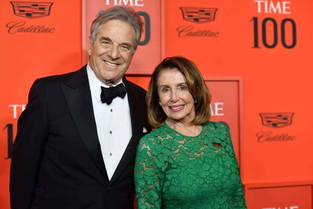 Speaker of the United States House of Representatives Nancy Pelosi and her husband Paul Pelosi arrive on the red carpet for the Time 100 Gala at the Lincoln Center in New York on April 23, 2019. (Photo by ANGELA  WEISS / AFP)        (Photo credit should read ANGELA  WEISS/AFP via Getty Images)