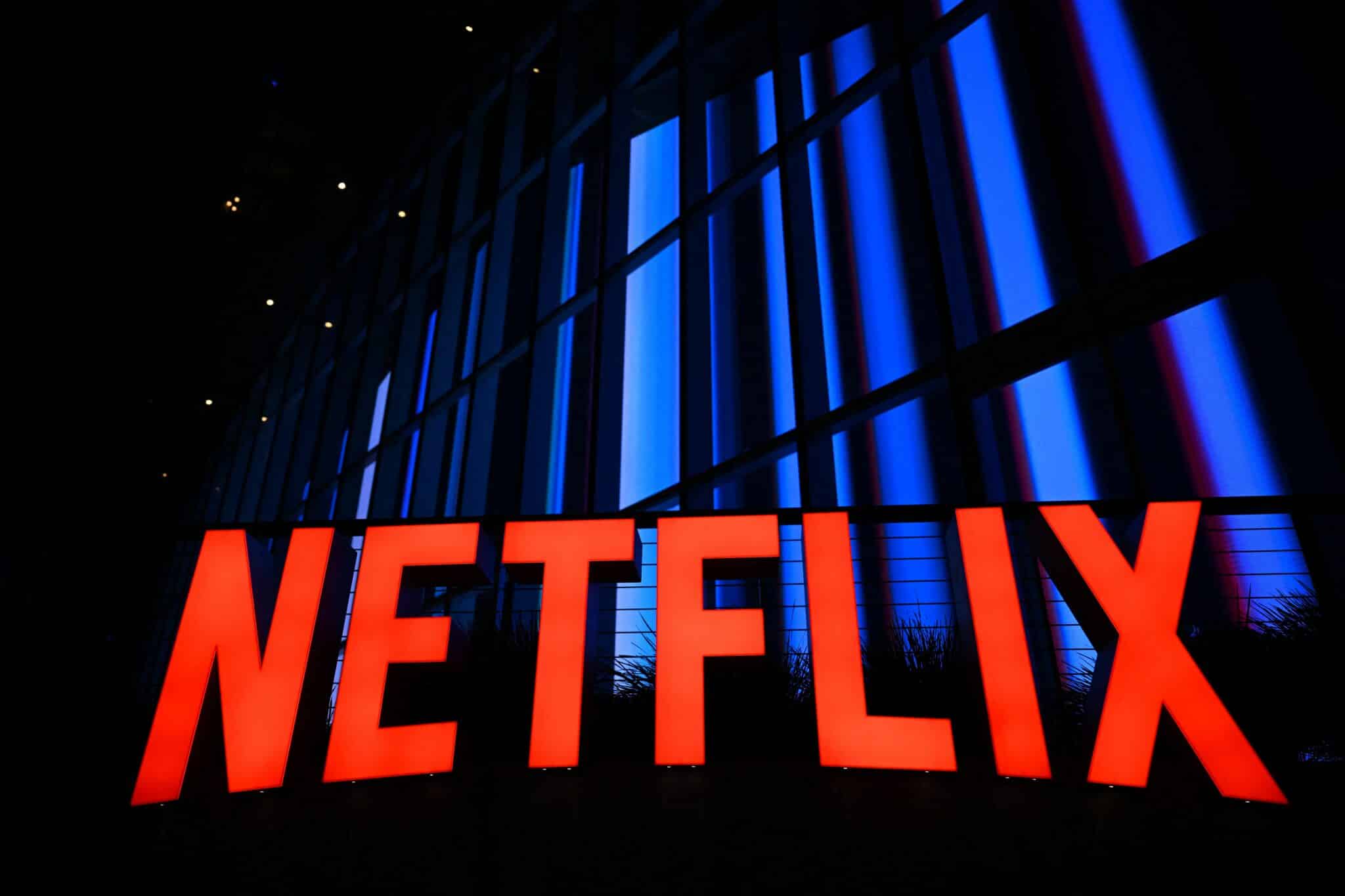 The Netflix logo is seen at the Netflix Tudum Theater in Los Angeles, California, on September 14, 2022. (Photo by Patrick T. FALLON / AFP) (Photo by PATRICK T. FALLON/AFP via Getty Images)