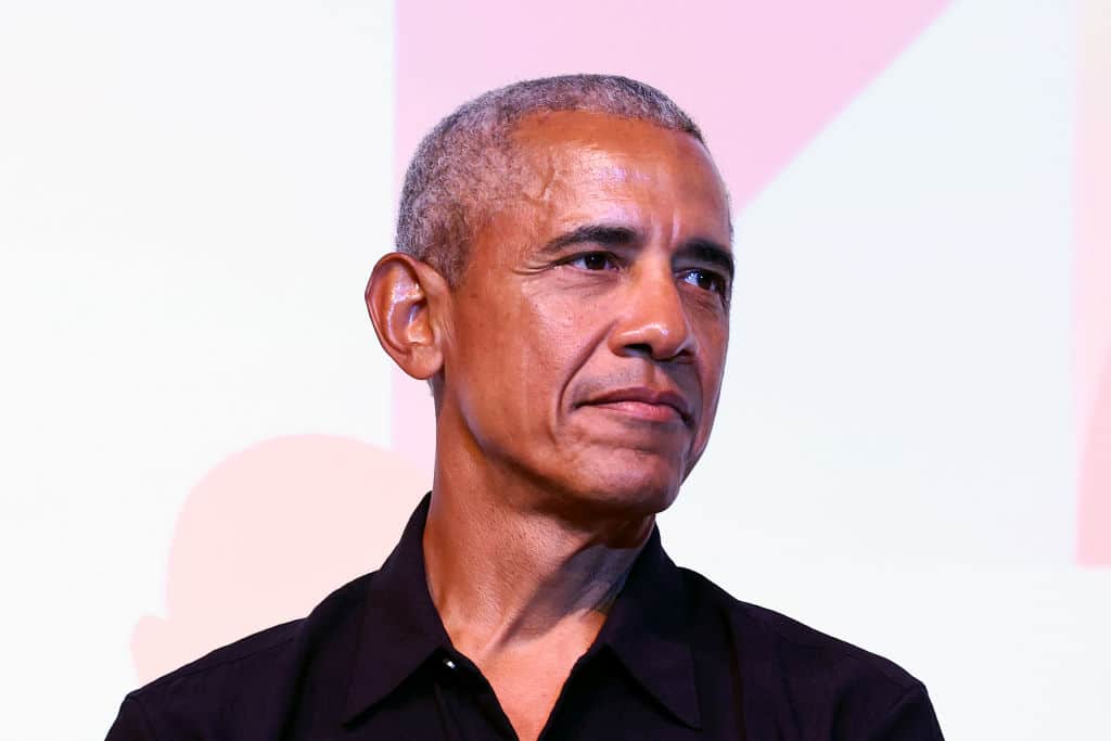 EDGARTOWN, MASSACHUSETTS - AUGUST 05: Barack Obama attends the premiere of Netflix's Descendant during the Martha's Vineyard African-American Film Festival at MV Performing Arts Center on August 05, 2022 in Edgartown, Massachusetts. (Photo by Arturo Holmes/Getty Images for Netflix)