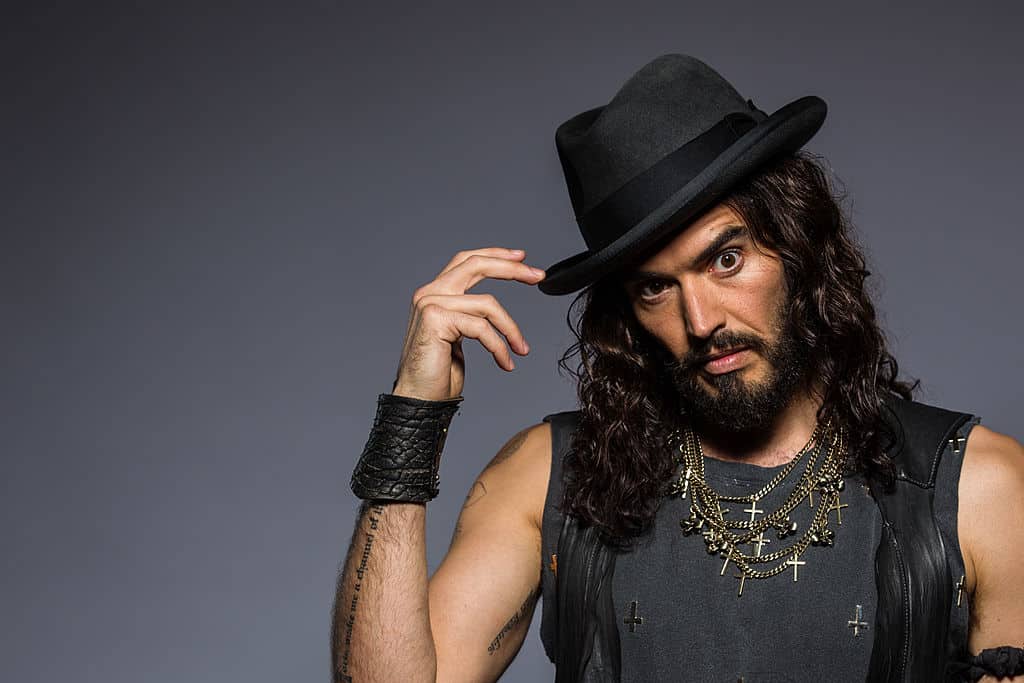 SYDNEY, AUSTRALIA - NOVEMBER 29: (EXCLUSIVE COVERAGE)   Comedian and actor Russell Brand poses at the 26th Annual ARIA Awards 2012 at the  on November 29, 2012 in Sydney, Australia.  (Photo by Mark Nolan/WireImage)