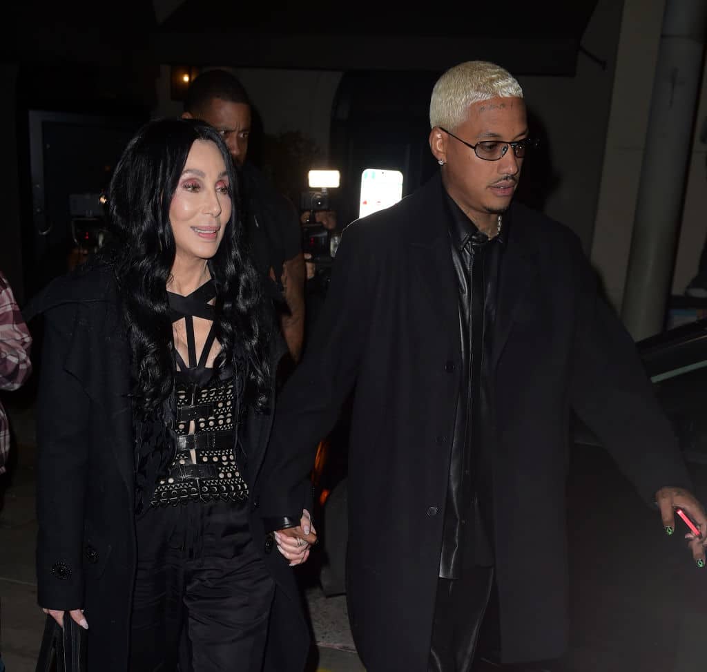 LOS ANGELES, CA - NOVEMBER 2: Cher and Alexander Edwards are seen on November 2, 2022 in Los Angeles, California.  (Photo by zerojack/Star Max/GC Images)