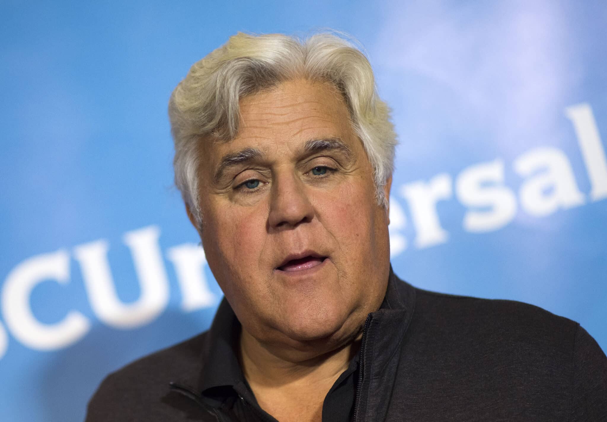 Comedian Jay Leno attends the NBC Universal TCA Winter Press Tour on January 9, 2018, in Pasadena, California. / AFP PHOTO / VALERIE MACON        (Photo credit should read VALERIE MACON/AFP via Getty Images)