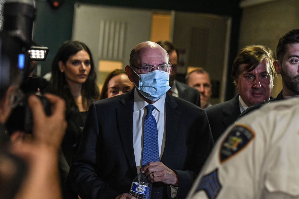 NEW YORK, NY - AUGUST 18: Former Trump CFO Allen Weisselberg departs from the courtroom in Manhattan Supreme Court on August 18, 2022 in New York City. Weisselberg has agreed to plead guilty to 15 felonies, admitting that he conspired with Mr. Trump's company to avoid paying taxes. (Photo by Stephanie Keith/Getty Images)